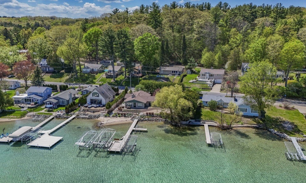 Rapid City House | Beautiful Torch Lake House With Beach Access 2 Bedroom Home