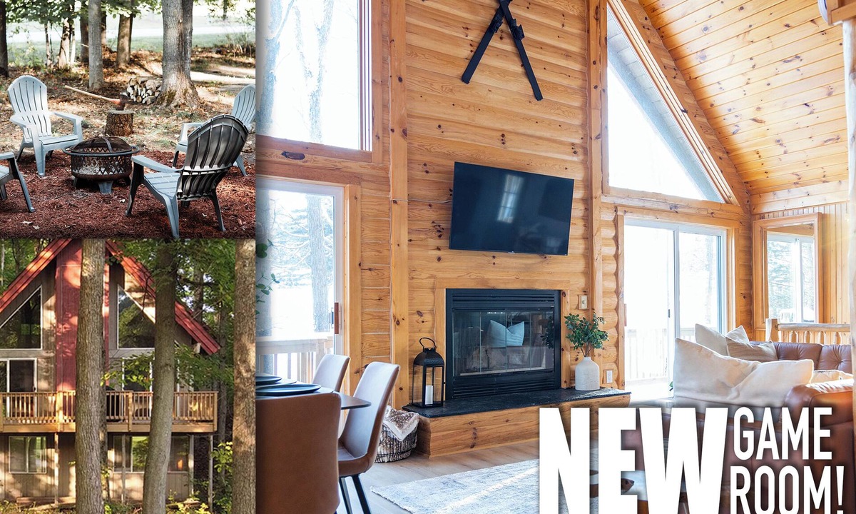Bellaire Ski Chalet | Cozy Chalet w/HOT TUB just steps from Shanty Creek Resort