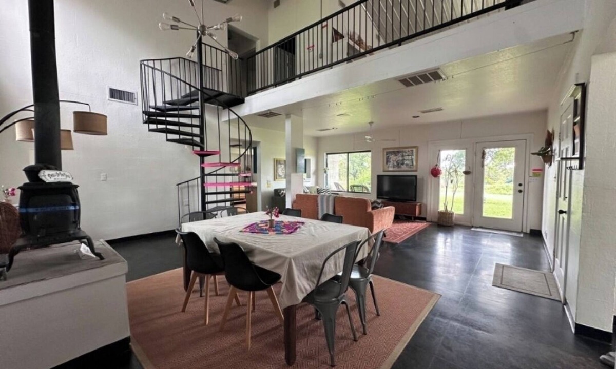 Nocona Other | Discover rustic charm at Sunset Oaks, a peaceful 10-acre retreat in North Texas Hill Country. Stay in the Cozy Texas Cabin or Boho Farmhouse, meet friendly animals, and enjoy cozy comforts like a fireplace and jacuzzi tub. Workshops available.