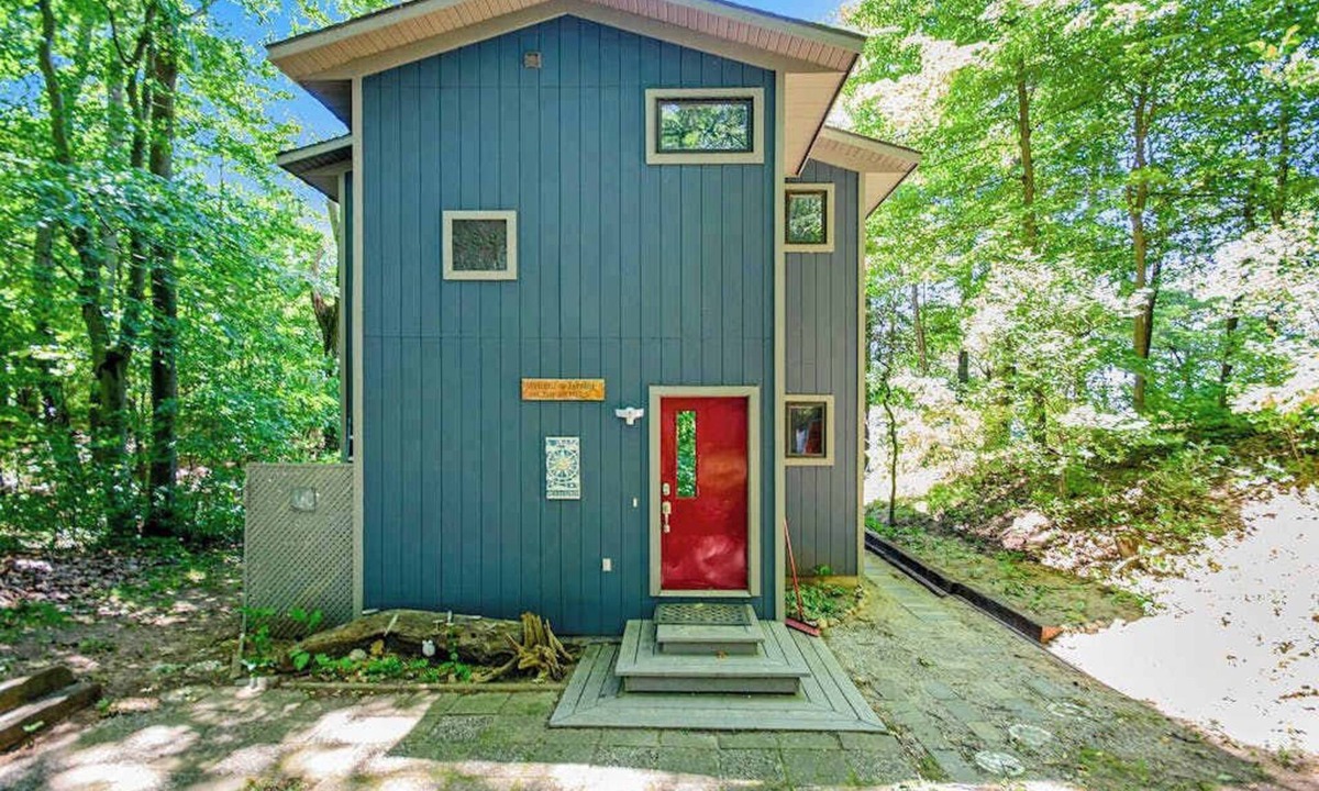 Lake Michigan Beach House | Dog-friendly home with lake views, wood stove, kayaks/SUPs, & W/D