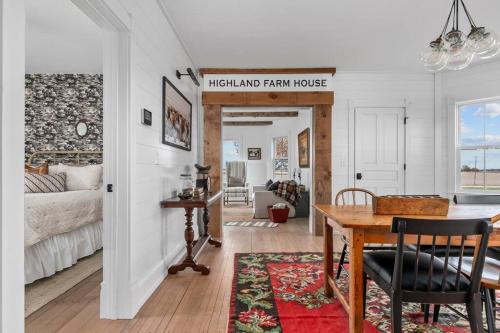 Van Dyne House | Highland Farmhouse Countryside Retreat with Farm Charm