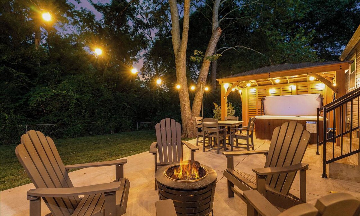 Weldon Spring Heights House | Hot Tub Gazebo, Game Room with Arcade, 2 King Beds, Fire Pit - Sleeps 8