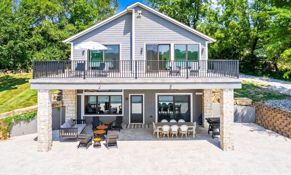 Lee's Summit House | KC's Only Lake House w/Dock and Sport Court!