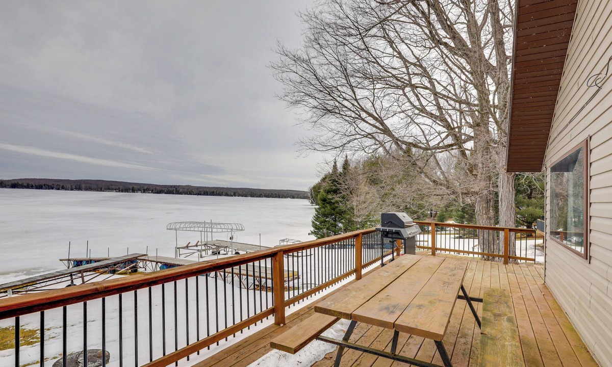 Ainsworth Cabin | Lake Access & Pier: Northwoods Fishing Cabin