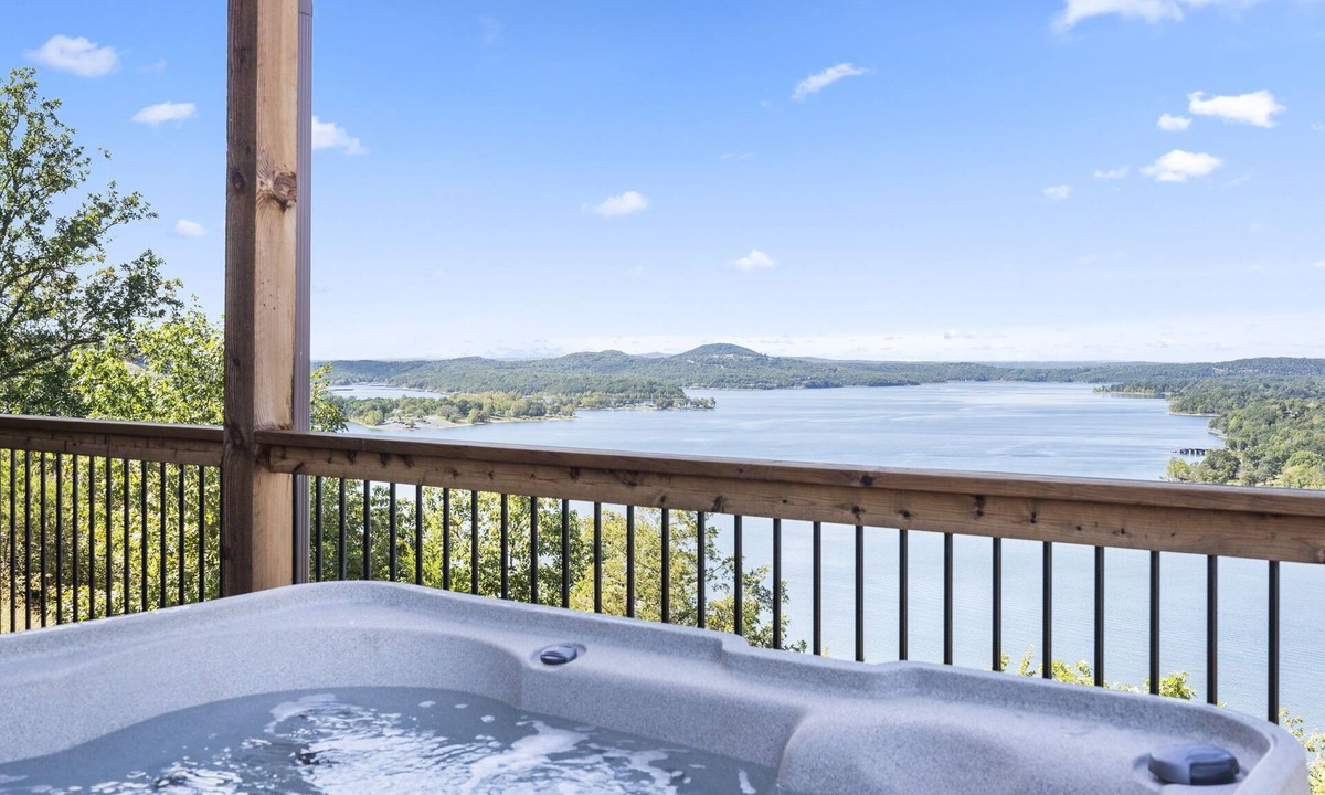 Kimberling City Cabin | Lake View Retreat with Indoor Pool, Theatre, Game Room & Free Daily Tickets