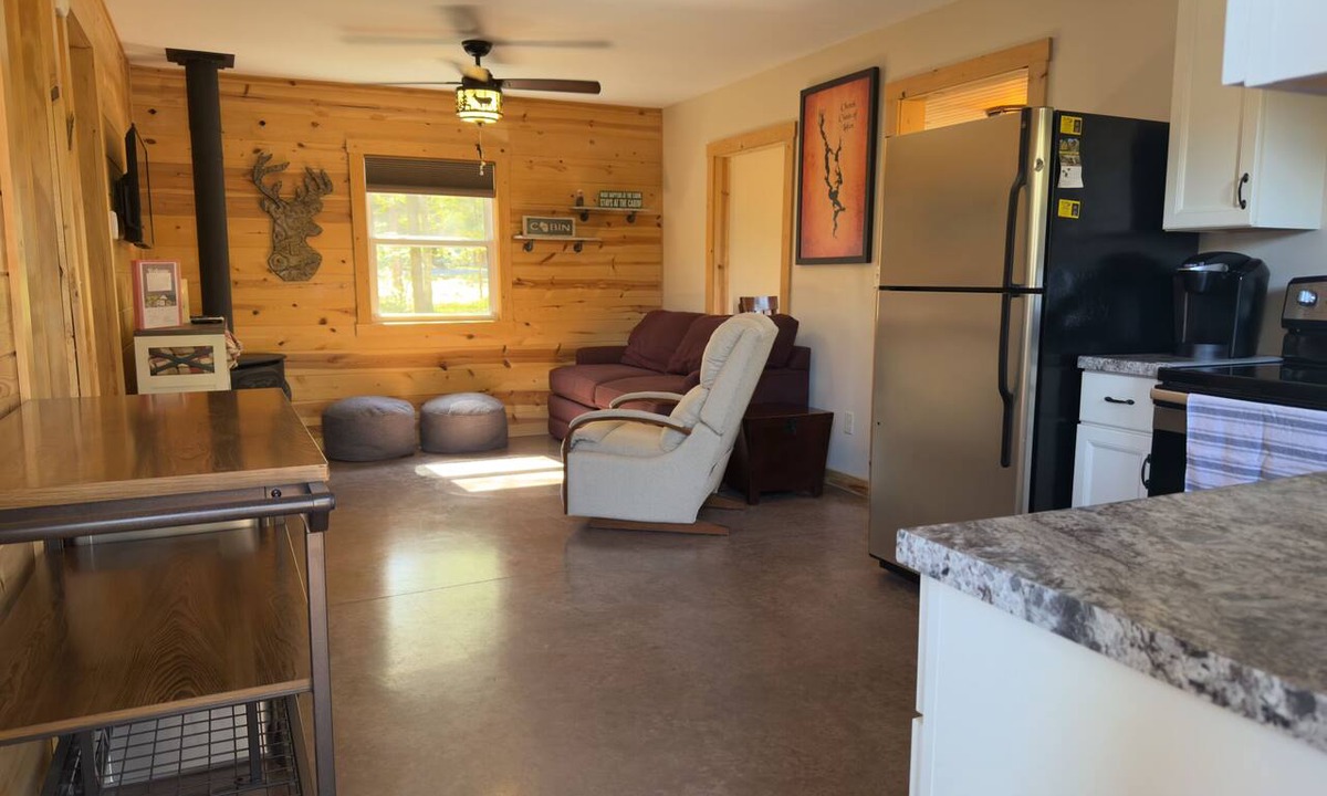Chetek House | LAKEFRONT-PRIVATE DOCK Modern 2BR "Sunset Deck" at Chetek, Sleeps 6