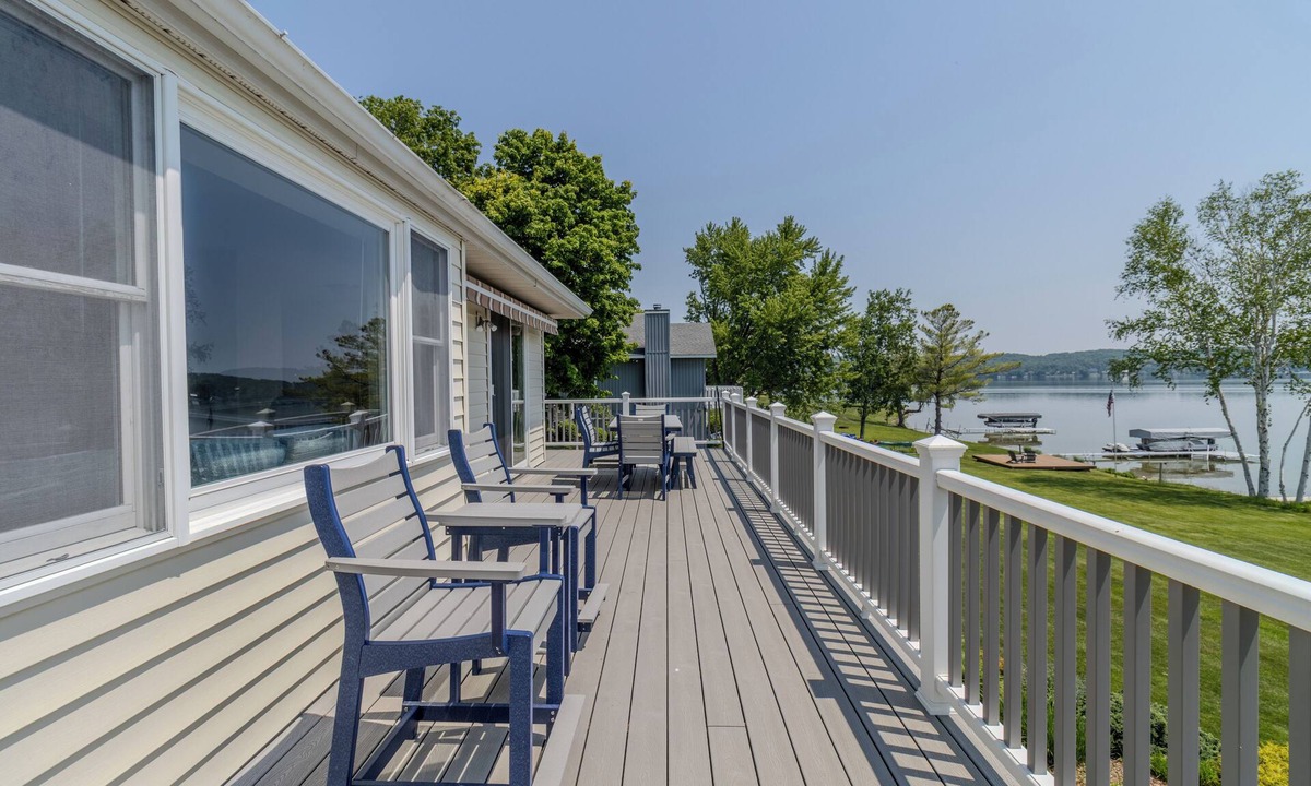Cedar House | Lovely Views of Lake Leelanau at Bluebird Landing