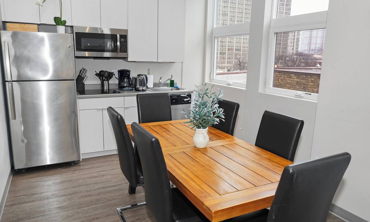 Near South Side Apartment | McCormick Place 2BR Oasis with Patio, Gym Near Museum Campus & Soldier Field