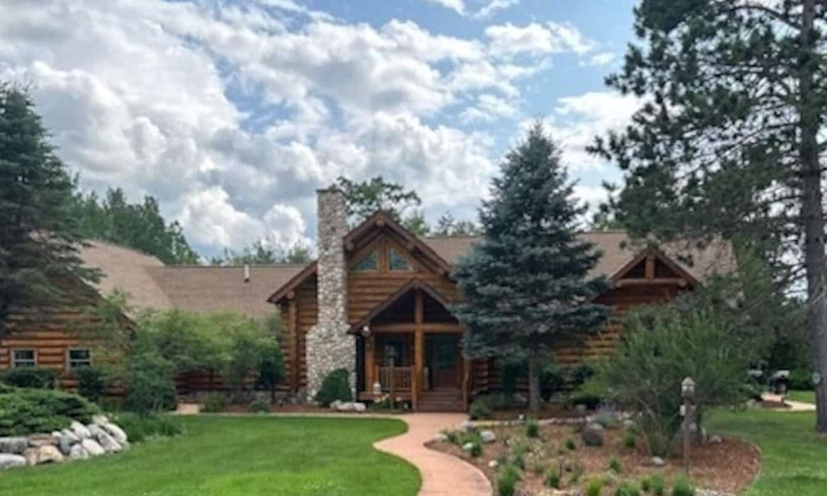 Grayling Cabin | Montana Built Log Cabin built just feet away from the North Branch of the AuSable River. Experience the 100 year old, untouched, cedar forest as well as the plentiful critters that reside there.
