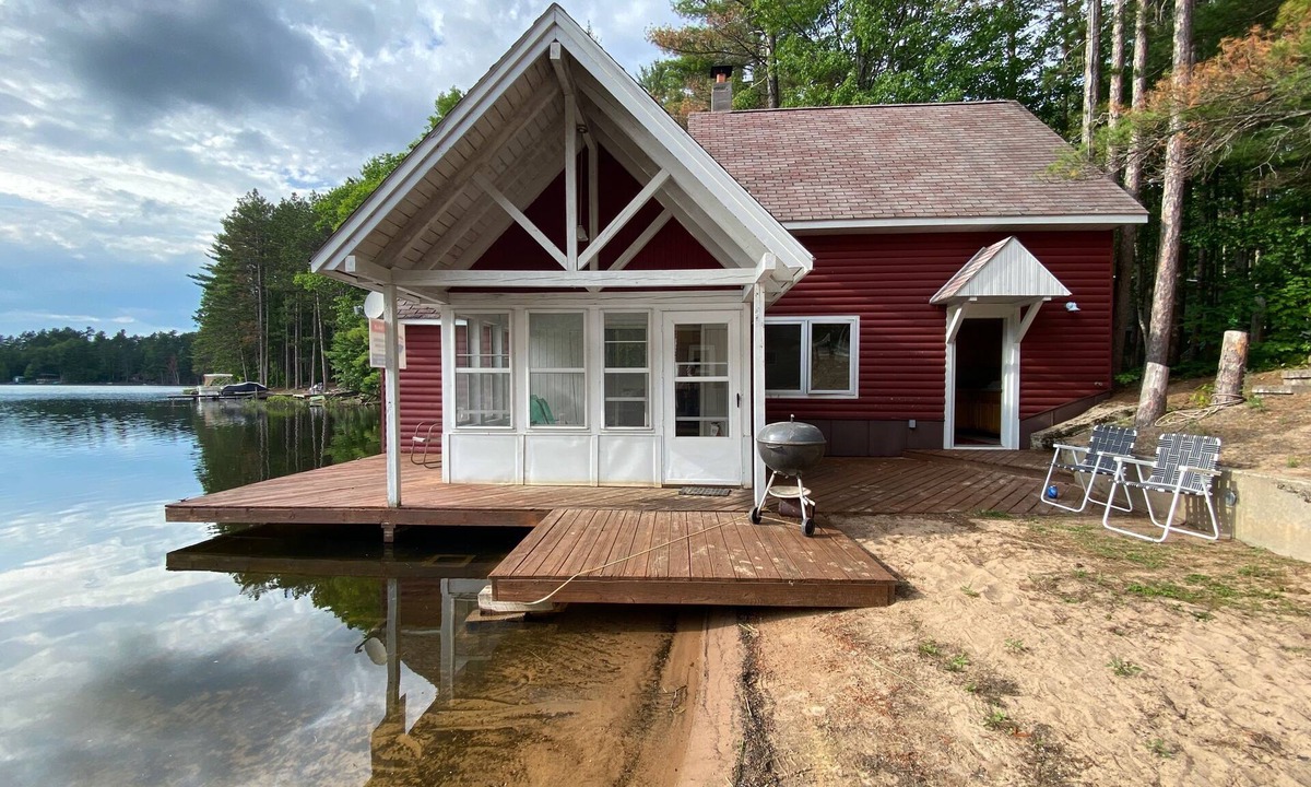 Wetmore Cottage | Near Munising snowmobile trails. Ride out from the property