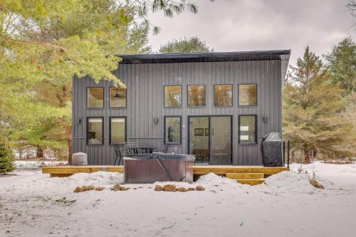 Paris House | On-Site Trails & Trout Stream! NW Michigan Escape