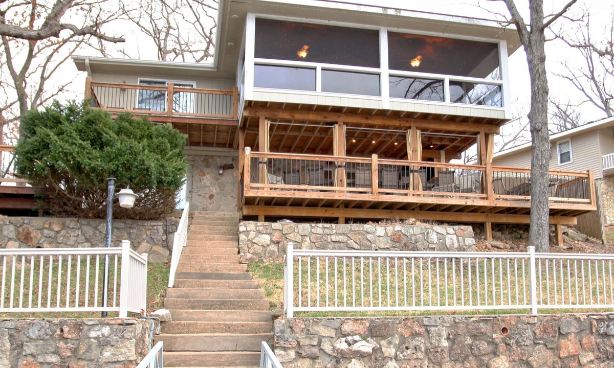 McColley House | Peaceful home with amazing outdoor spaces inside a cove! Sleeps 12, 3 King beds