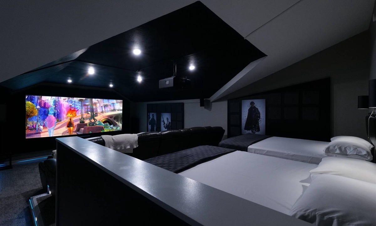 Bloomington House | Royale Cinema Retreat - Theater, Games, Lounge