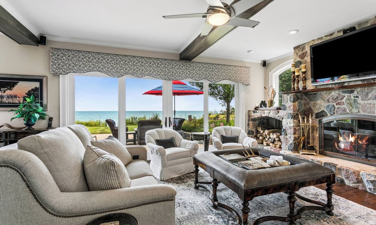 Oostburg House | Secluded Lake Michigan Compound with Pristine White Sand Beach & Woods