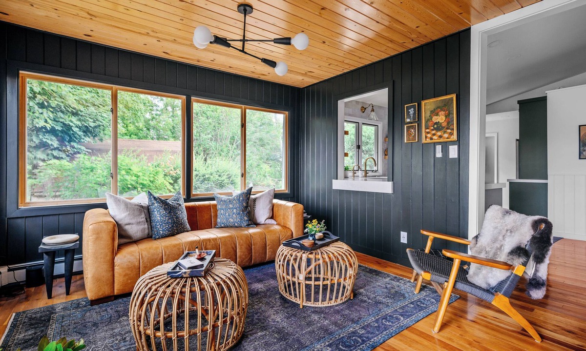 Omena Cottage | Stillwater | Lakefront Cottage on Mougey Lake | Kayaks, firpit, chefs kitchen