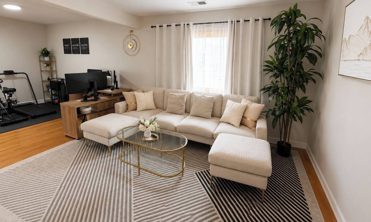 Dunning Apartment | Stylish 3BR Apt | Gym and Workspace | Near O’Hare