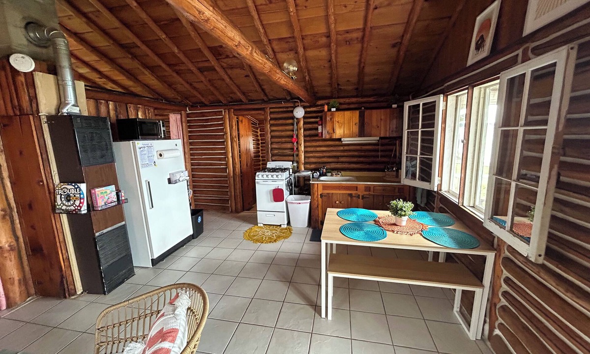 Prudenville Cabin | The Nest - Cabin #4 - Lakefront Log Cabin