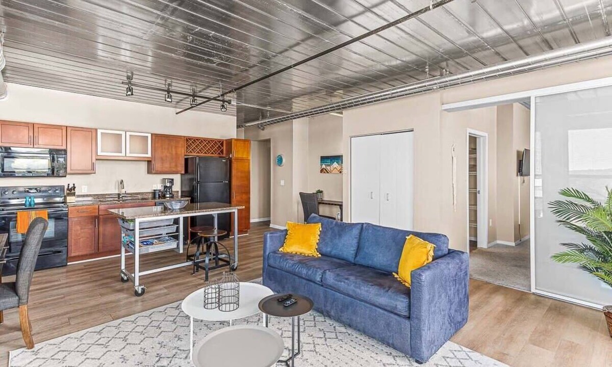 Old West Side Apartment | Urban Condo with Balcony in Downtown Ann Arbor