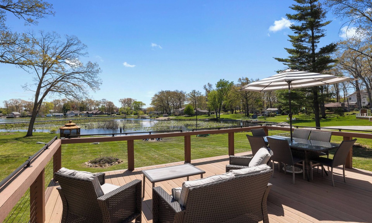 La Porte House | Welcome to The Cabin on Pine Lake! Lakefront home on Pine Lake with a private boat dock, direct lake access, firepit and beautiful water views. Family-friendly amenities make this an easy, relaxing getaway for anyone looking to enjoy lake life.
