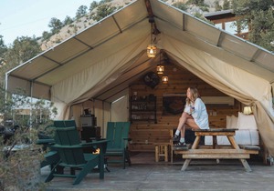 Glamping tent basecamp between Zion & Bryce w/AC in Orderville