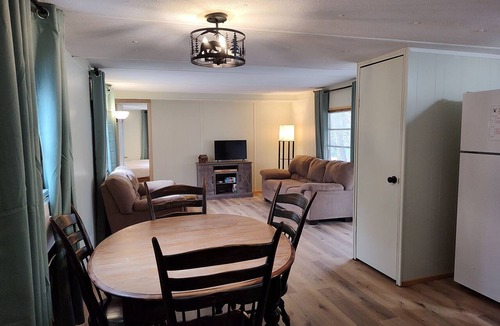 Wolverine House | 2-bedroom mobile home w/ AC at Elkwood Campground in Wolverine, MI with POOL!