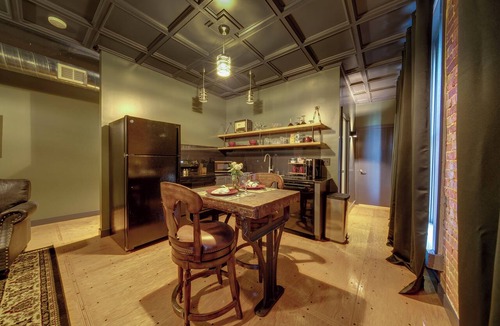 Sedalia Apartment | 2 Vintage-Style Loft Apts: Walk to Dtwn Sedalia