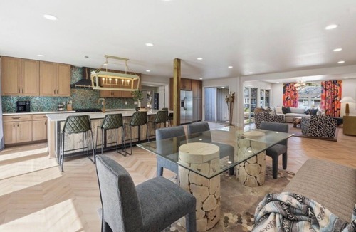 Grand Beach House | 7BR Grand Beach Steps to Private Beach Sleeps 16 2Kitchens+2Living Rooms Hot Tub
