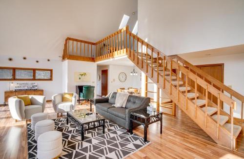 Elkhart Lake House | All-Season Lodge 40 Acres: Walk to Elkhart Lake!