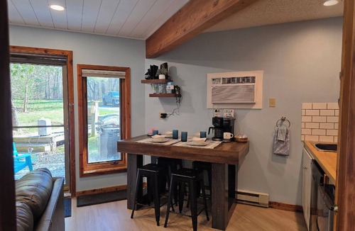 Mancelona Condo | All seasons of fun! 1 bedrm condo sleeps 4 KING bed close to lakes boat parking