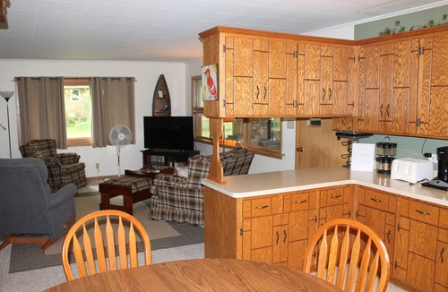 Bay Lake Cabin | Bay Lake Family Cabin-RELAX-Large Lakeside Deck, Game Room, Private Dock & More