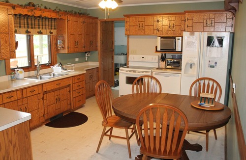Bay Lake Cabin | Bay Lake Family Cabin-RELAX-Large Lakeside Deck, Game Room, Private Dock & More