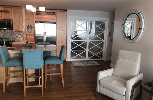 South Haven Condo | BEACHFRONT LAKE FACING Lake Michigan 1BR - private beach/heated pool/sundeck!