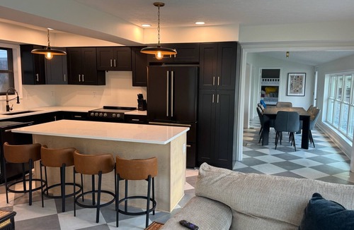 Gilbertsville House | Beautiful home with private boat dock, ramp, & hot tub near The Moors.