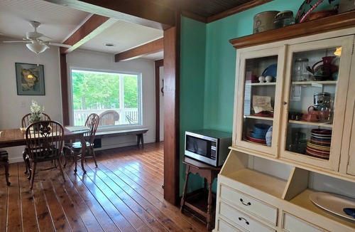 Benton Apartment | Beautiful view from deck, Private Dock, Firepit,