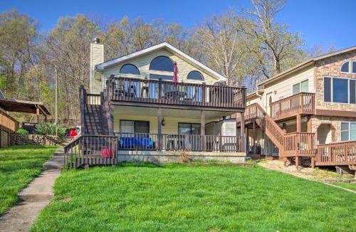 Sunrise Beach House | Boat Slip, Fire Pit: Lakefront Sunrise Beach Home!