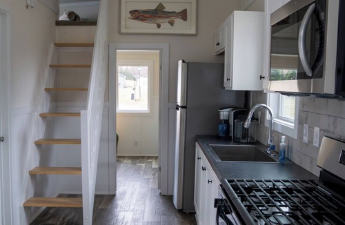 Silver Lake RV Rental | Brand New 1 Bed/1 Bath + Sleeping Loft Tiny House at Sun Retreats Campground