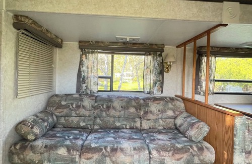 Campbellsport RV Rental | Camper for 2+ with Water View!