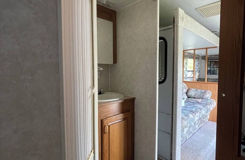 Campbellsport RV Rental | Camper for 2+ with Water View!