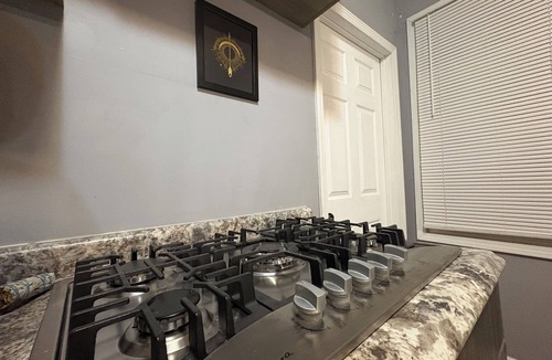 New Center Detroit Apartment | Charming 2-bedroom apartment with electric fireplace, WiFi & street parking