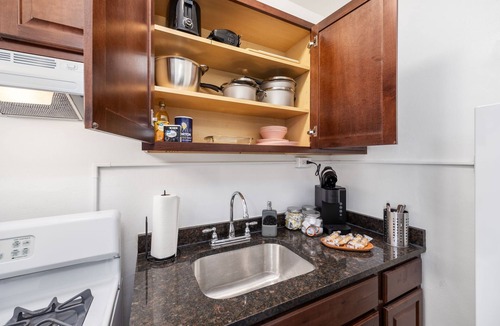 Oak Park Apartment | Charming Loft: King Bd/Elevator/Train/Bus/Shops