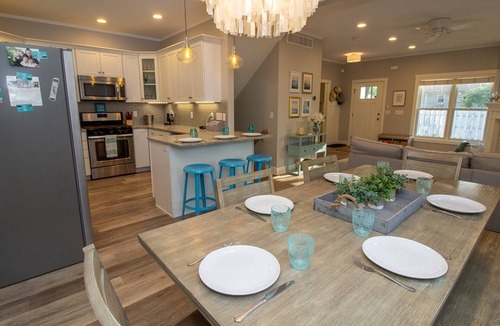 Michigan City House | CLEAN, Contemporary Family Favorite Resort Home with Golf Cart Near Kids Park