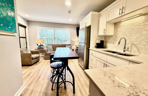 Elkhart Lake Condo | Condo in the heart of Elkhart Lake with Private Pool and Beach access!