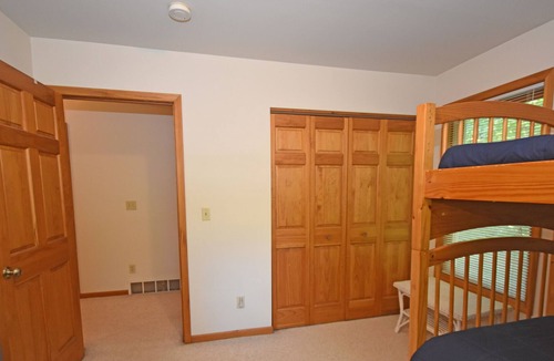 Empire Apartment | Condo in the woods with a firepit, washer/dryer, partial AC, & furnished deck