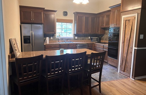 Fluker Cabin | Cozy Camp w/fire pit, grill and waterfront view of river. Pet Friendly! Wifi!