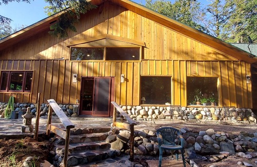 Maple City House | Custom Log Home with 800 ft on Shetland Creek