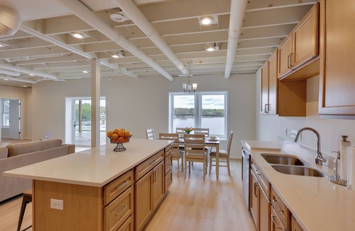 Grass Lake House | Dock + Patio! Waterfront Home on Wolf Lake