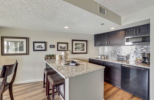 Charlevoix Condo | Edgewater 114 | Downtown Charlevoix | Pool, Hot Tub, Sauna | Sleeps 4