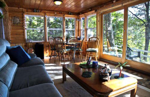 Carp Lake House | Fascinating Cabin with Foosball and Air Hockey Table in Carp Lake, Michigan