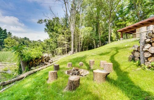 Vandercook Lake House | Fire Pits & Grill: Lakefront Jackson Home