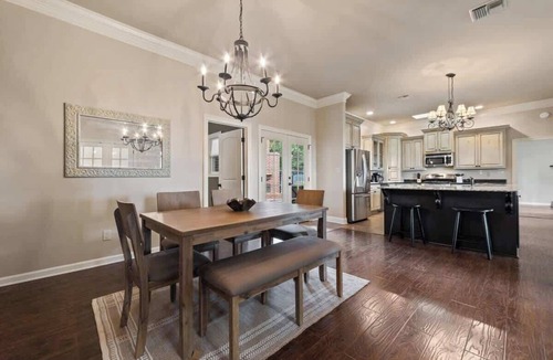Youngsville House | Gameday Getaway Pool Pond King Sports Complex Office Premier Host